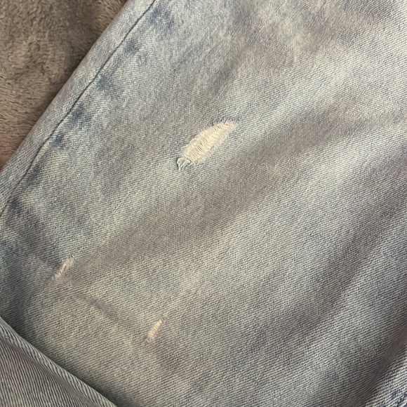 Old Navy distressed Jeans - O.G. Straight Highrise - size 14 plus - button fly - Picture 4 of 14